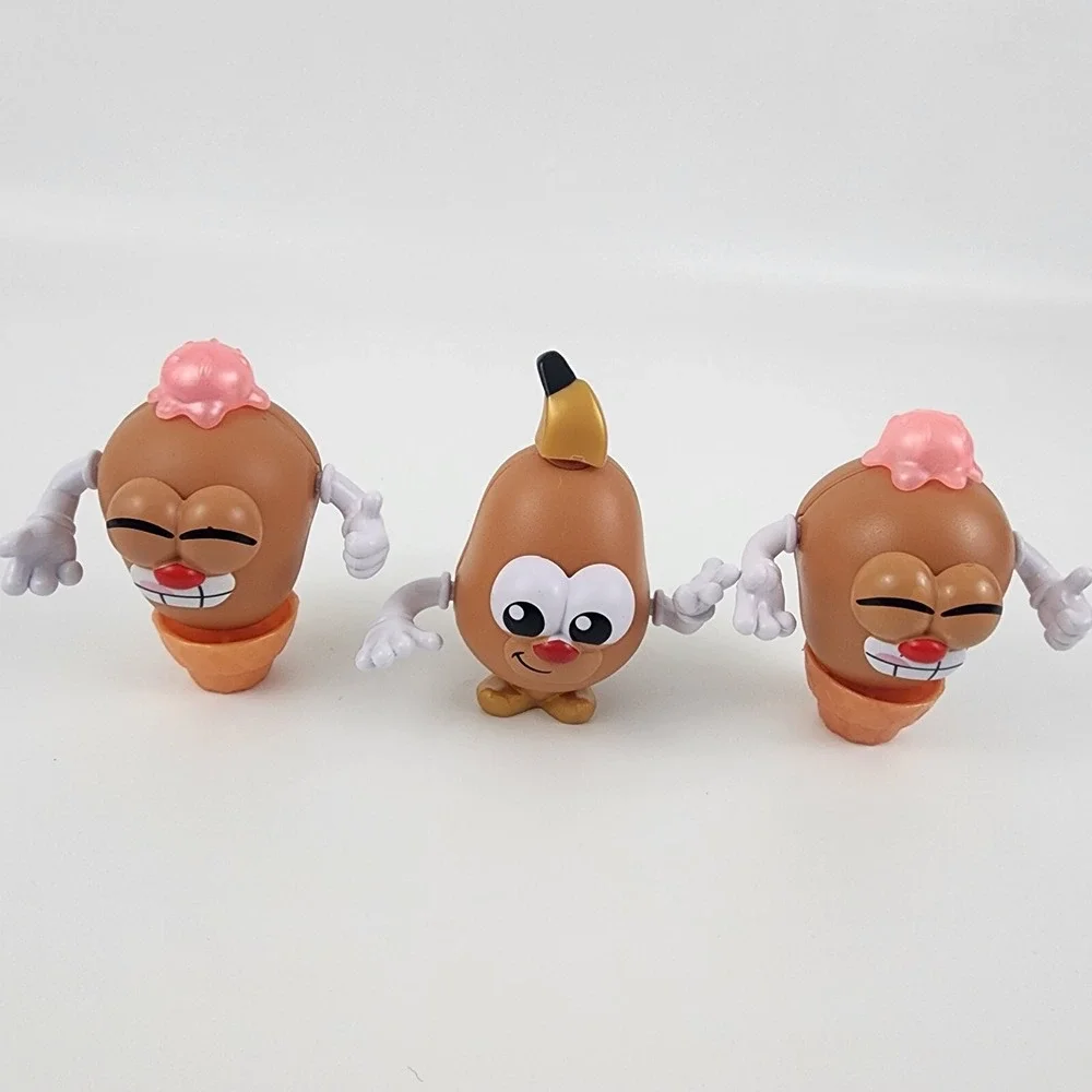 Mr. Potato‎ Head Tots LOT Of 3 Mini Collectible Figures Open Box Assorted